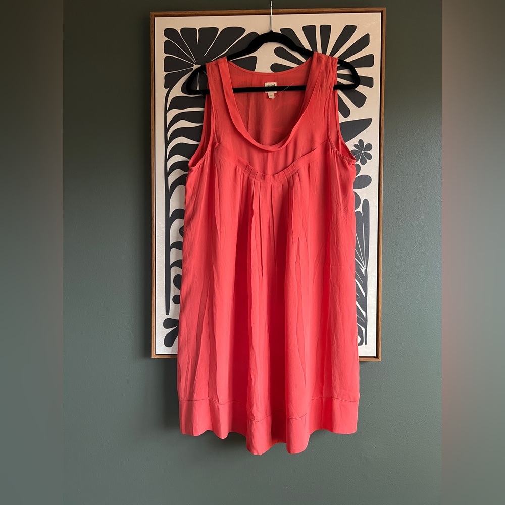 EUC Anthropologie Edme &‎ Esyllte Tunic Dress Slip Pink size Medium